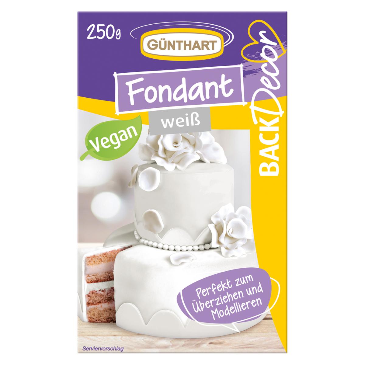 BackDecor Fondant weiß 