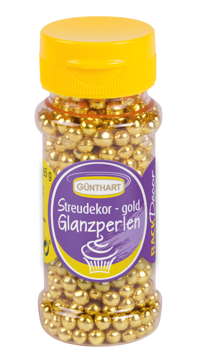 BackDecor Glanzperlen gold, 65g 