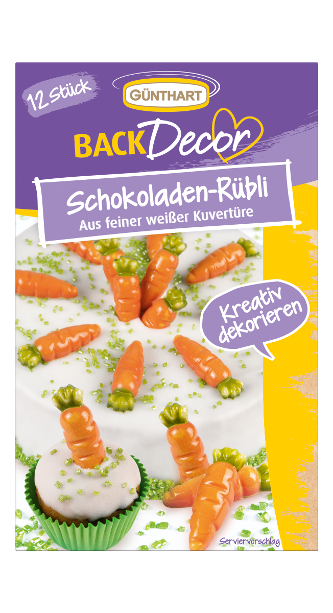 BackDecor Schokoladen-Rübli 