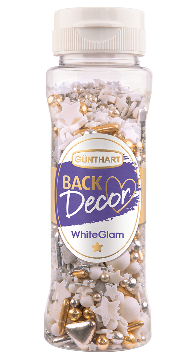 BackDecor Premium Streuselmix White Glam 
