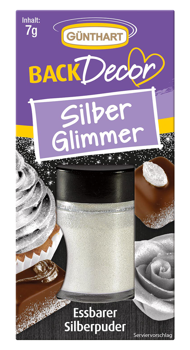 BackDecor Silber Glimmer 