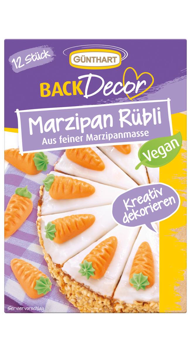 BackDecor Marzipan Rübli 