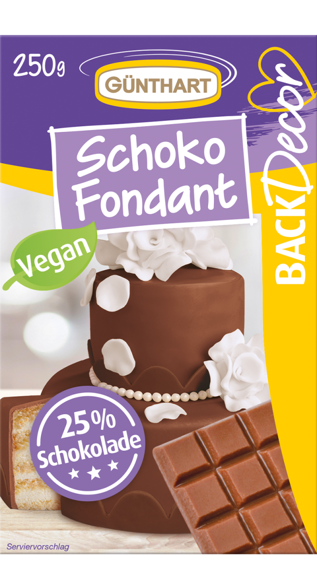 BackDecor Schokoladen Fondant, 250g 