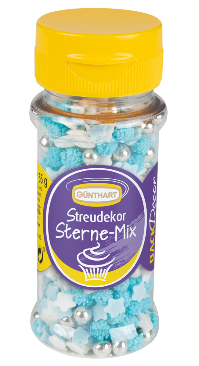 BackDecor Streudekor Sterne-Mix, 55g 