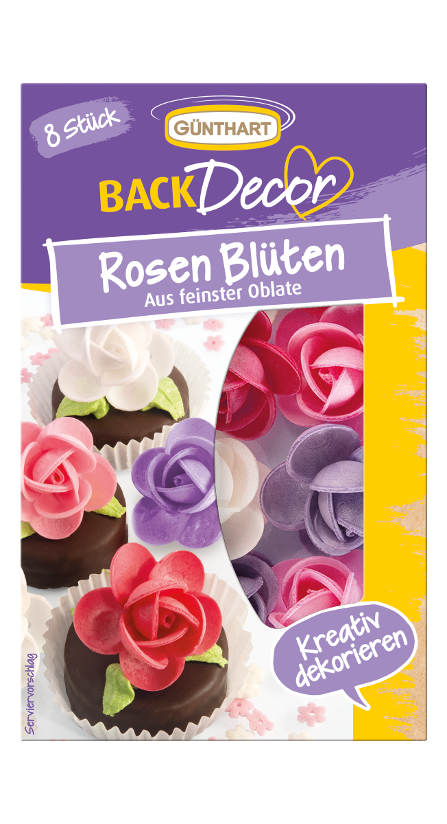 BackDecor Rosen Blüten 