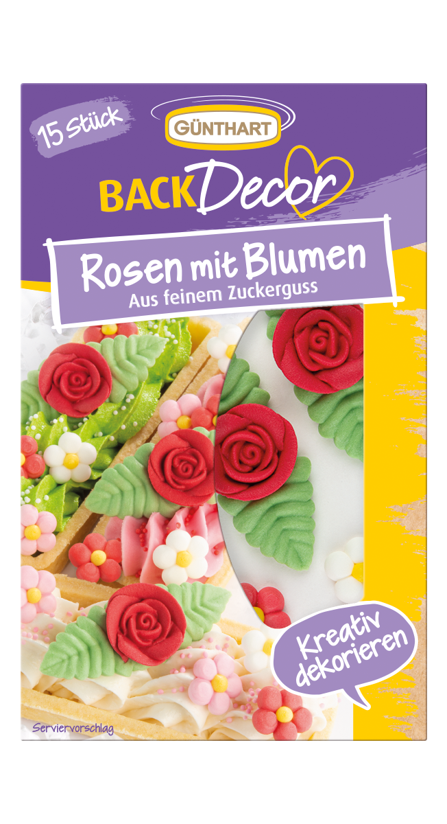 BackDecor Rosen mit Blumen 