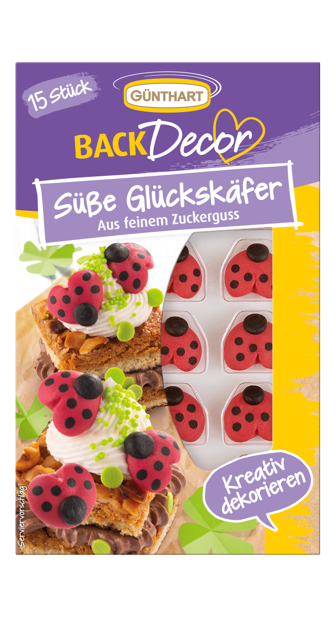 BackDecor Süße Glückskäfer 