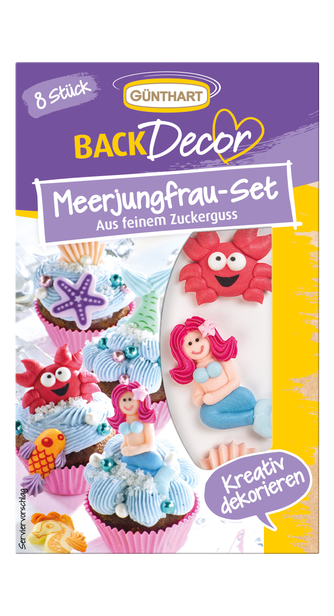 BackDecor Meerjungfrau-Set 